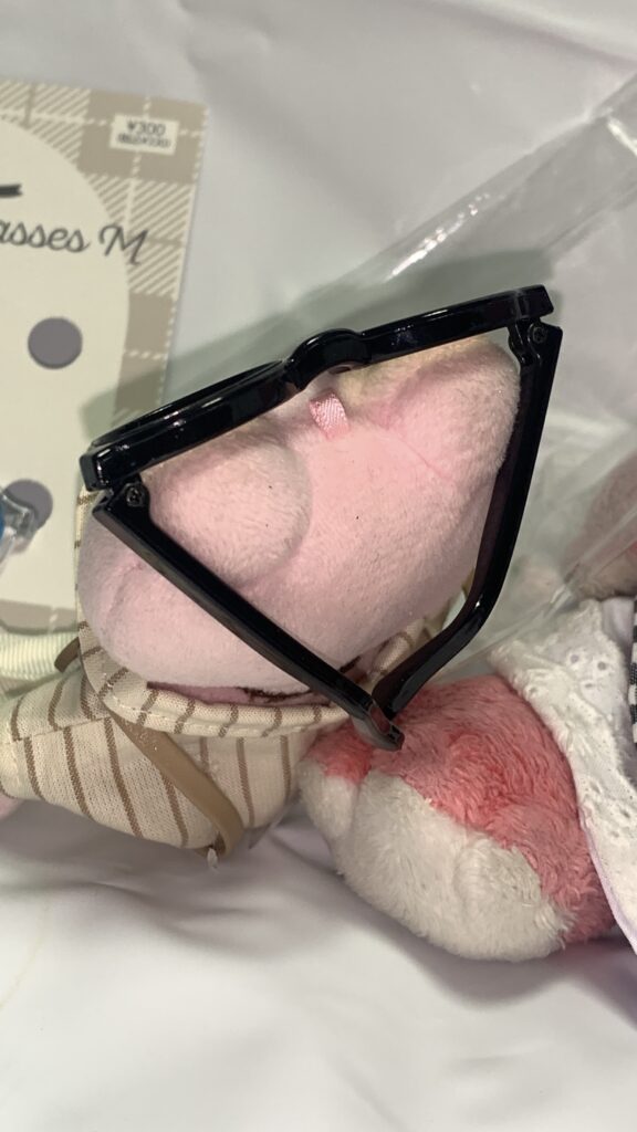 推しぬいサングラスM ポケットピクルス かえるのピクルス サイズ比較