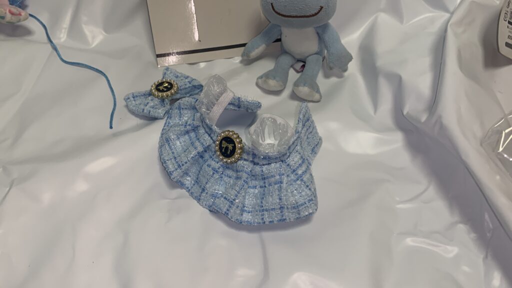 推し活ツイードドレスセット かえるのピクルス 着用 正面 エレガントコーデ サンキューマート