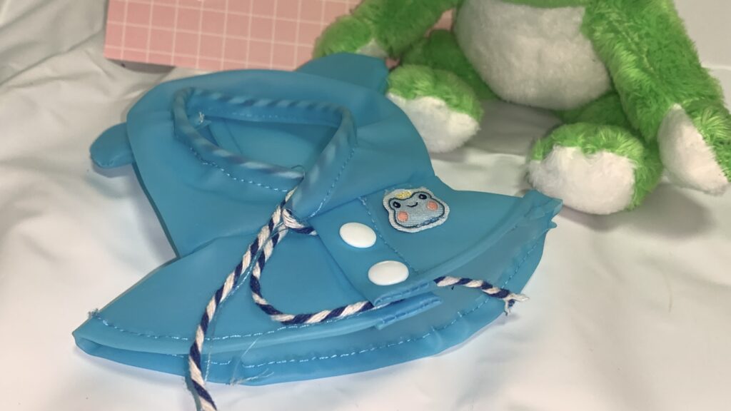 ポンチョ ポケットピクルス インナーあり 着用 横向き サンキューマート