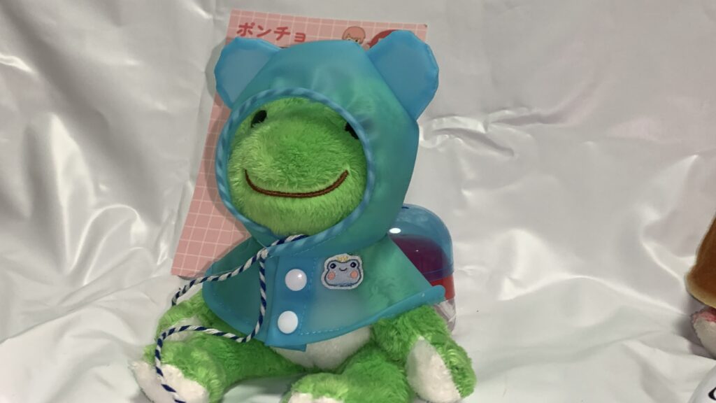 ポンチョ ポケットピクルス インナーなし 着用 正面 サンキューマート