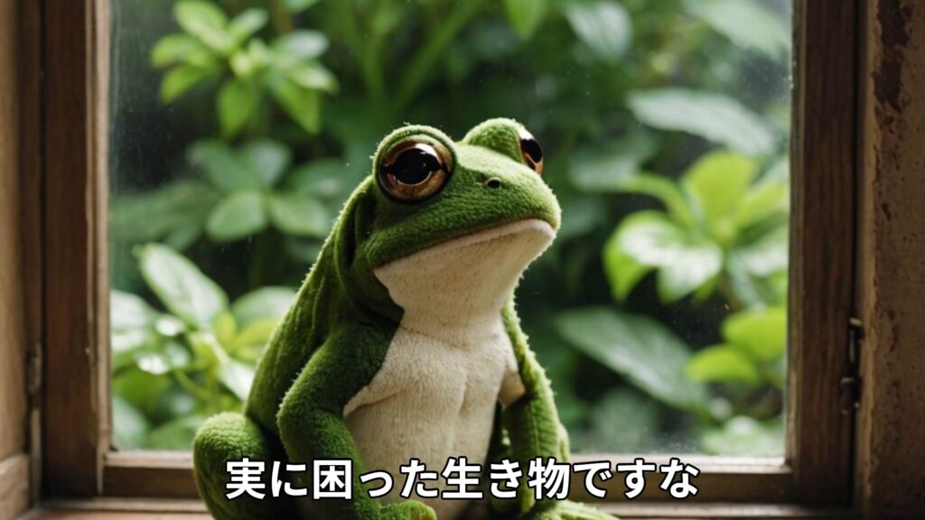 ピクルスさんたちは自ら傘を差せない ジェームズ教授のコメント