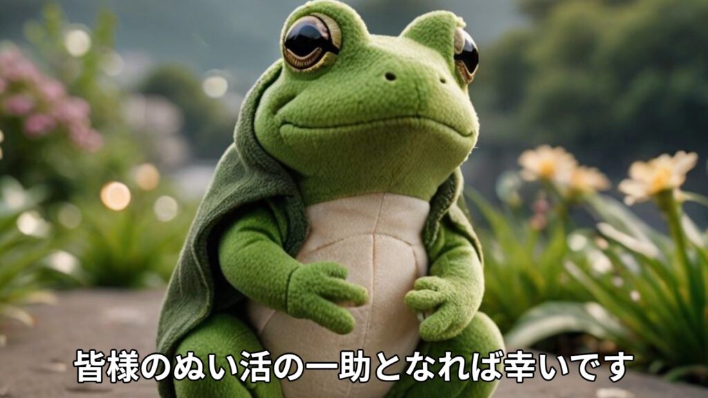 本日の研究がぬい活の一助となれば幸い ジェームズ教授 締めのコメント