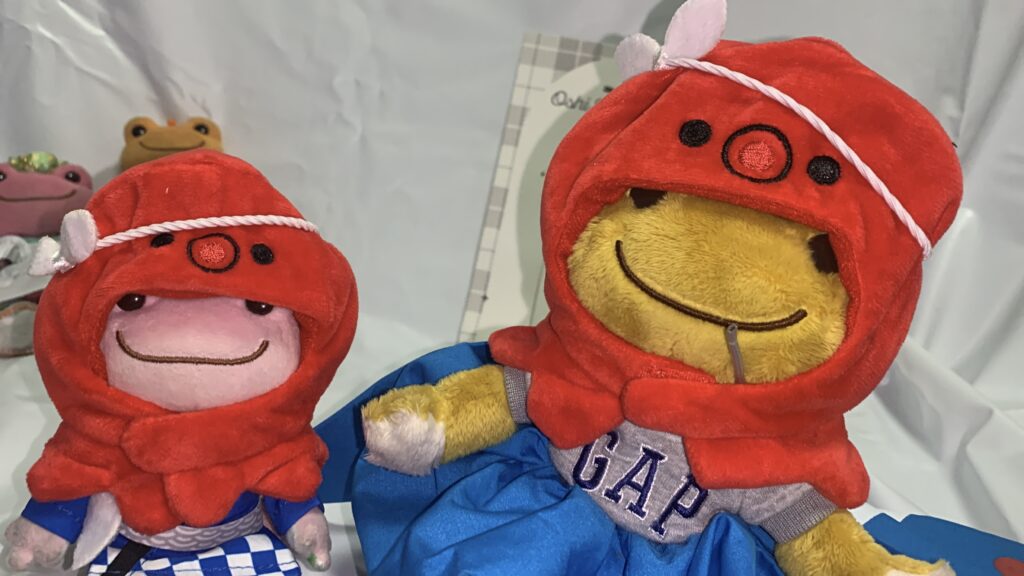 ポケピクのタコかぶりもの M着用・全体像