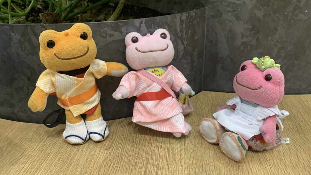 セリアの浴衣SとMのサイズ感を比べた着用例