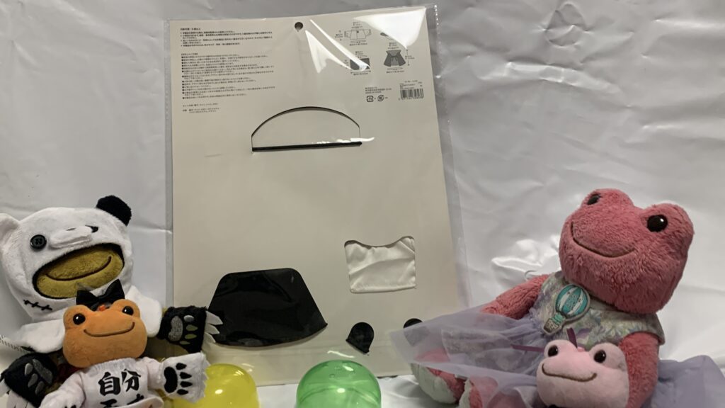 Happy Halloween ぬい服 ドラキュラ：Mのパッケージ裏面