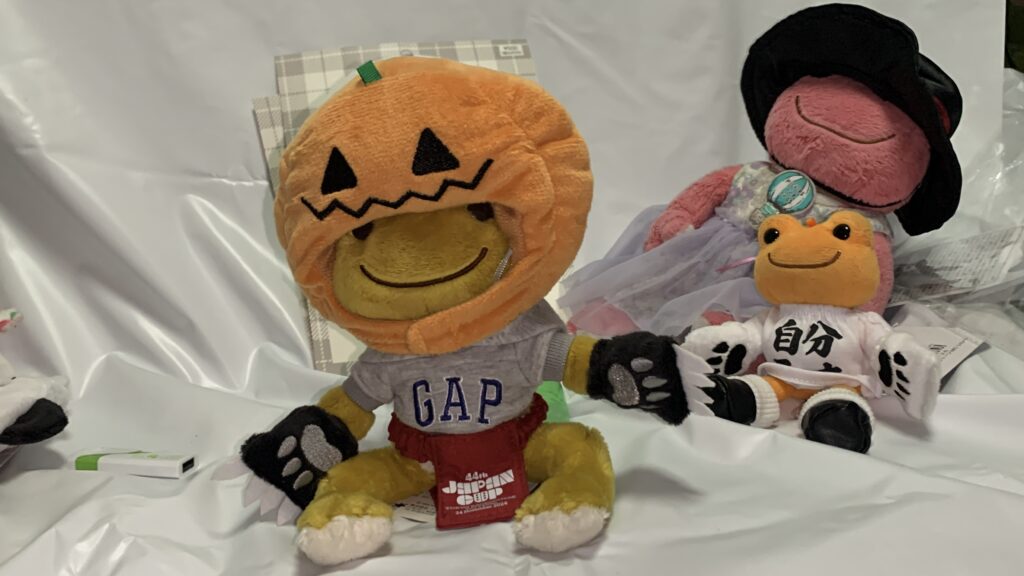 かぼちゃかぶりもの:Mがぴったりフィットしたポケットピクルス