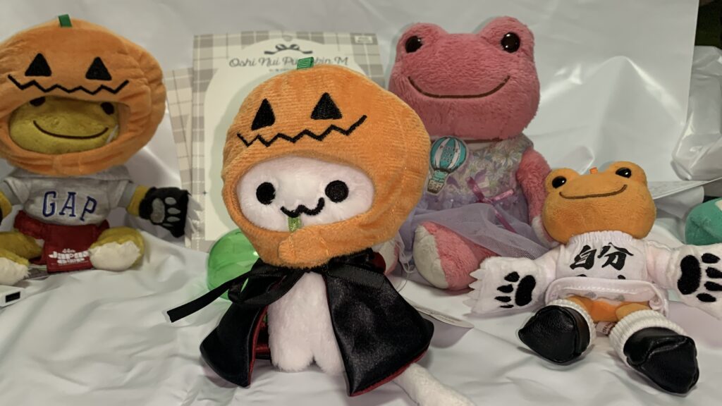 かぼちゃかぶりもの:Sをかぶったにゃーちゃ、
